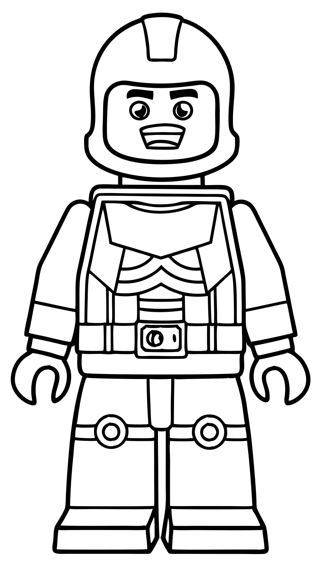 LEGO Heroes para colorear